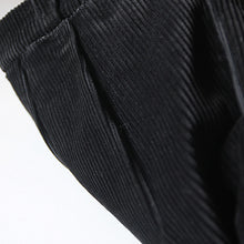 Load image into Gallery viewer, NEAR D.S 1950's FRENCH BLACK CORDUROY WORK SLACKS (W33 L27)