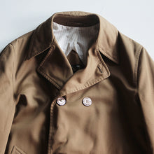 Load image into Gallery viewer, 1960's DOUBLE BREASTED BOATSWAIN TWILL COAT (38 MEDIUM) MINT CONDITION