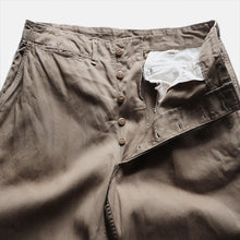 Load image into Gallery viewer, 1950's "U.S.N" COTTON CHINO TROUSER (W32×L31)