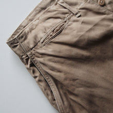 Load image into Gallery viewer, 1950's "U.S.N" COTTON CHINO TROUSER (W32×L31)