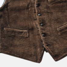 Load image into Gallery viewer, 1930's~ FRENCH HUNTING CORDUROY VEST (MEDIUM)