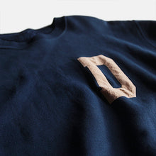 画像をギャラリービューアに読み込む, VINTAGE "D" COTTON SWEAT SHIRT (LARGE)