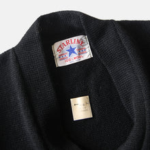 画像をギャラリービューアに読み込む, N.O.S ~1950's "STARLING" BLACK WOOL CARDIGAN WITH BOX (42 LARGE)