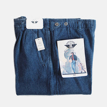 Load image into Gallery viewer, N.O.S "DOCKERS" INDIGO HEAVY TWILL SLACKS (W33 L34)