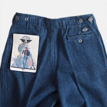 Load image into Gallery viewer, N.O.S "DOCKERS" INDIGO HEAVY TWILL SLACKS (W33 L34)