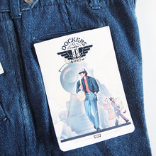 Load image into Gallery viewer, N.O.S "DOCKERS" INDIGO HEAVY TWILL SLACKS (W33 L34)