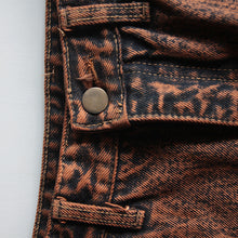 Load image into Gallery viewer, 1990's "VAN MARINUS" BROWN DENIM SLIM TAPARED PANTS (W30 L33)