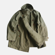Load image into Gallery viewer, 1930's FRENCH ARMY M-38 MOTOR CYCLE COAT (SIZE 1) MINT CONDITION