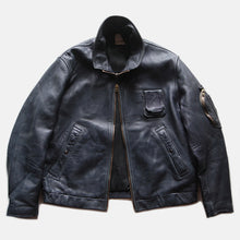 Load image into Gallery viewer, 1960's FRENCH AIR FORCE LEATHER JACKET (MEDIUM)