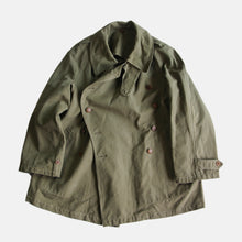 Load image into Gallery viewer, 1930's FRENCH ARMY M-38 MOTOR CYCLE COAT (SIZE 1) MINT CONDITION