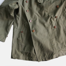 Load image into Gallery viewer, 1930's FRENCH ARMY M-38 MOTOR CYCLE COAT (SIZE 1) MINT CONDITION