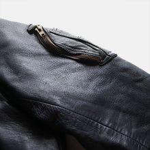 Load image into Gallery viewer, 1960's FRENCH AIR FORCE LEATHER JACKET (MEDIUM)