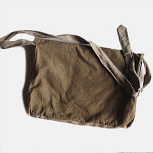Load image into Gallery viewer, VINTAGE FRENCH MILITARY LINEN BREAD BAG