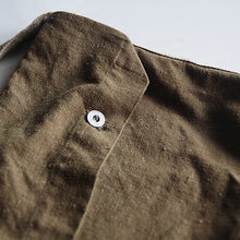 Load image into Gallery viewer, VINTAGE FRENCH MILITARY LINEN BREAD BAG