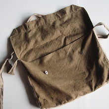 Load image into Gallery viewer, VINTAGE FRENCH MILITARY LINEN BREAD BAG