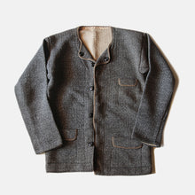 画像をギャラリービューアに読み込む, 1890's FRENCH WORK COTTON CARDIGAN (SMALL) MINT CONDITION