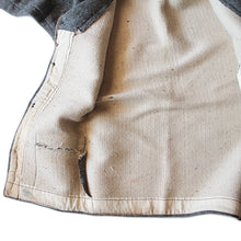 画像をギャラリービューアに読み込む, 1890's FRENCH WORK COTTON CARDIGAN (SMALL) MINT CONDITION