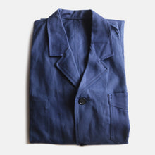 Load image into Gallery viewer, N.O.S 1940's FRENCH WORK COAT WITH V-STITCH (LARGE)