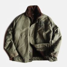 Load image into Gallery viewer, 1960's FRENCH NAVY DECK JACKET (LARGE)