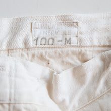 Load image into Gallery viewer, 1930's~ FRENCH NAVY BOURGERON TROUSER (W38)