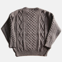 画像をギャラリービューアに読み込む, OLD FISHERNMAN WOOL SWEATER (LARGE)