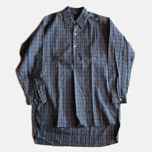 Load image into Gallery viewer, N.O.S 1950's FRENCH FARMER FLANNEL GRANDPA SHIRT (LARGE)