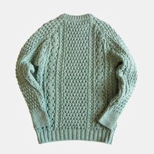 画像をギャラリービューアに読み込む, OLD IRELAND WOOL FISHERMAN SWEATER (MEDIUM)