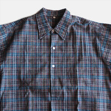 Load image into Gallery viewer, N.O.S 1950's FRENCH FARMER FLANNEL GRANDPA SHIRT (LARGE)