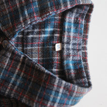 Load image into Gallery viewer, N.O.S 1950's FRENCH FARMER FLANNEL GRANDPA SHIRT (LARGE)