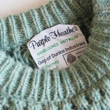 画像をギャラリービューアに読み込む, OLD IRELAND WOOL FISHERMAN SWEATER (MEDIUM)