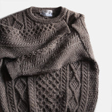 画像をギャラリービューアに読み込む, OLD FISHERNMAN WOOL SWEATER (LARGE)