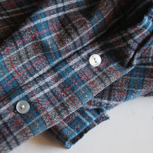 Load image into Gallery viewer, N.O.S 1950's FRENCH FARMER FLANNEL GRANDPA SHIRT (LARGE)