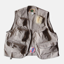 画像をギャラリービューアに読み込む, MADE IN U.S.A N.O.S 1980's "IDEAL" FISHING VEST (LARGE)
