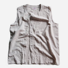 Load image into Gallery viewer, ~1940's FRENCH WORK COTTON WOOL VEST (LARGE) MINT CONDITION