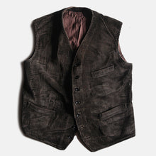 Load image into Gallery viewer, 1940's FRENCH WORK CORDUROY VEST (X-LARGE)