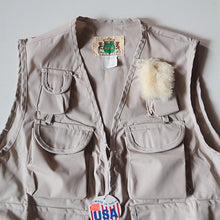 画像をギャラリービューアに読み込む, MADE IN U.S.A N.O.S 1980's "IDEAL" FISHING VEST (LARGE)