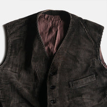 Load image into Gallery viewer, 1940's FRENCH WORK CORDUROY VEST (X-LARGE)