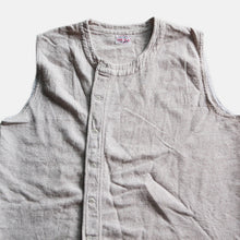 Load image into Gallery viewer, ~1940's FRENCH WORK COTTON WOOL VEST (LARGE) MINT CONDITION