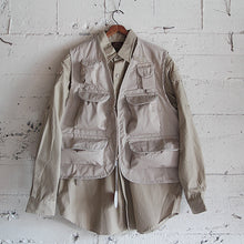画像をギャラリービューアに読み込む, MADE IN U.S.A N.O.S 1980's "IDEAL" FISHING VEST (LARGE)