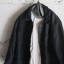 Load image into Gallery viewer, ~1940's FRENCH WORK COTTON WOOL VEST (LARGE) MINT CONDITION