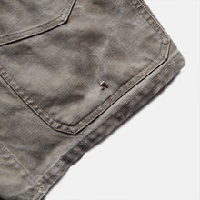 画像をギャラリービューアに読み込む, 1940's FRENCH WORK REAL FADED METIS JACKET WITH V-POCKET (MEDIUM)