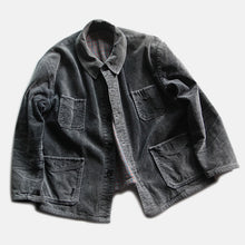 Load image into Gallery viewer, 1940's FRENCH WORK CORD'S JACKET (LARGE)