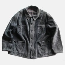 Load image into Gallery viewer, 1940's FRENCH WORK CORD'S JACKET (LARGE)