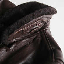 Load image into Gallery viewer, 1970's~ "U.S.N" G-1 FLIGHT LEATHER JACKET (MEDIUM) NEAR DEADSTOCK