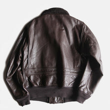 Load image into Gallery viewer, 1970's~ "U.S.N" G-1 FLIGHT LEATHER JACKET (MEDIUM) NEAR DEADSTOCK
