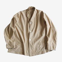Load image into Gallery viewer, WW2 "GERMAN MILITARY" SHAWL COLLAR COTTON LINEN JACKET (50 LARGE) MINT CONDITION