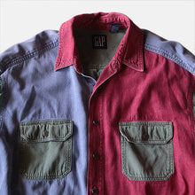 Load image into Gallery viewer, 1980's~ "GAP" CLAZY PATTERN COTTON L/S (X-LARGE)