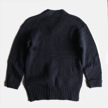 画像をギャラリービューアに読み込む, 1950's HIGH GAUGE WOOL V NECK SWEATER (MEDIUM)