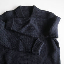 画像をギャラリービューアに読み込む, 1950's HIGH GAUGE WOOL V NECK SWEATER (MEDIUM)