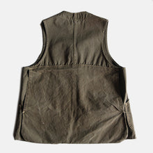 画像をギャラリービューアに読み込む, MADE IN U.S.A 1950's COTTON CANVAS HUNTING VEST (MEDIUM)